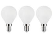 Pack 3 unidades Esférico led 7 watios E14 6400K G45