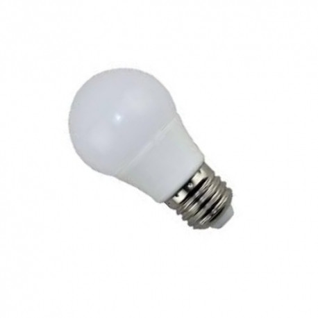 Esférico led 3 watios E27  6400K Luz fría G45