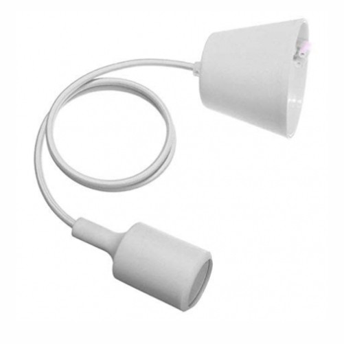 Portalampara de techo 24w  blanco 1m. cable