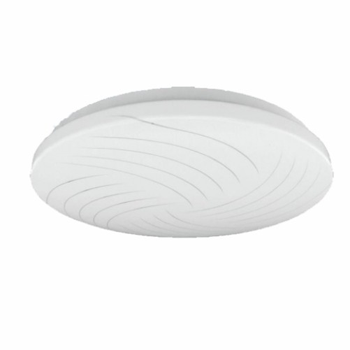 Plafón led 18 watios 6400K 3CCT redondo rayas- slim