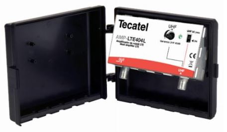 Amplificador mástil 40dB Tecatel UHF, LTE 700