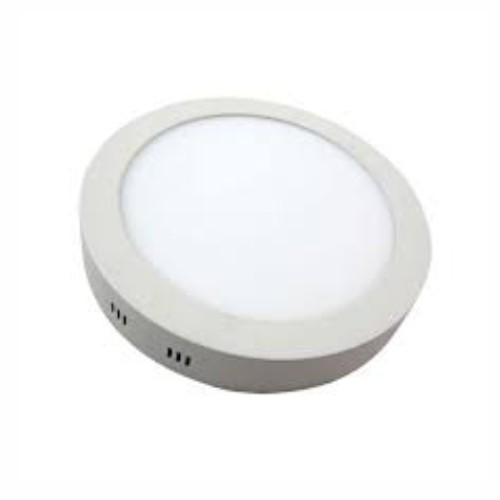 Downlight sobrepuesto circular 18 watios plata 6400K