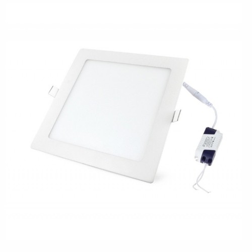 Downlight blanco empotrado 18 watios 6400K cuadrad