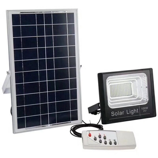 [GM00304] Foco de led 100 watios solar mando a distancia