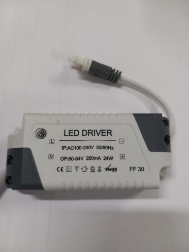 [GM00285] Driver led 24 watios (hembra)