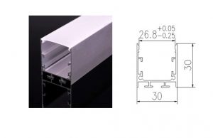 [GM00405] Perfil para tira led 220 voltios 3030 ancho 2 metros